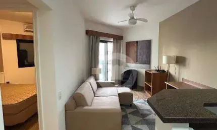 Flat com 1 dormitório para alugar, 36 m² por R$ 3.665/mês - Jardim São Dimas - São José dos Campos/SP