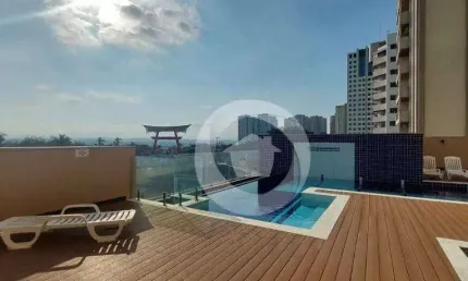 Apartamento com 1 dormitório para alugar, 55 m² por R$ 4.752,50/mês - Jardim Aquarius - São José dos Campos/SP