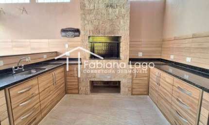 Casa 3 quartos 1 suite 3 banh lavabo área gourmet R$850.000 Garden Resort