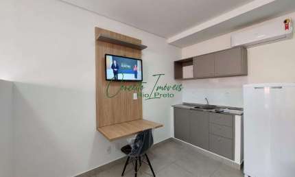 Studio para locação, mobiliado, 1 vaga coberta, Vila Redentora