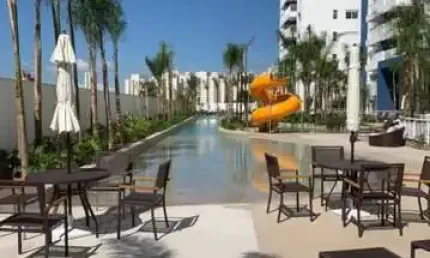 Lindo apt acqua park alphaville 69m2 2 vagas c mobilia