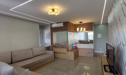Lindo apt acqua park alphaville planta de 69m2 com 2 vagas c mobilia