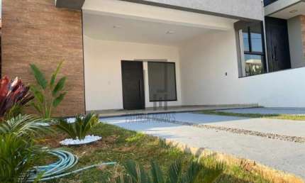 Linda casa 102m2, 3 dorms (2 suítes), garagem Cond. Villagio Ipanema 1