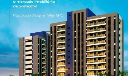 Apartamento 57,21 com 02 dorm. 1 suíte c/ - Lituânia, Campolim