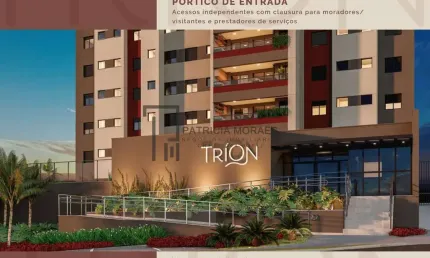 Tríon Jd. Paulistano: morar ou investir: planta 69,03m² até 2 suítes