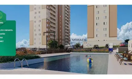 Residencial veredas, no vale do sereno: apartamentos 2 dormit. 46,56m²