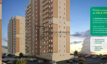Residencial Veredas,Vale do Sereno: Apartamento 2 dormit. 1 suíte, 44,17m²