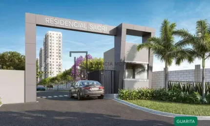 Residencial saori: apartamentos 41m² ou 43², 2 dormit. 1 vaga, zona norte