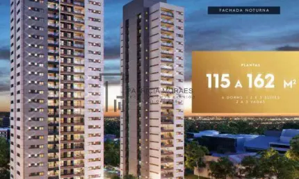 Apartamento 115,32 m², 3 suítes, 2 vagas no Mangal, Magnifique Planeta