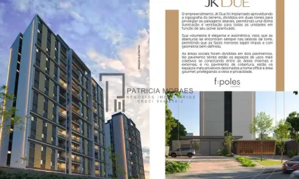 Jk due: apartamento de 74,54 m², 3 dormit. 1 suíte, no alto da boa vista!