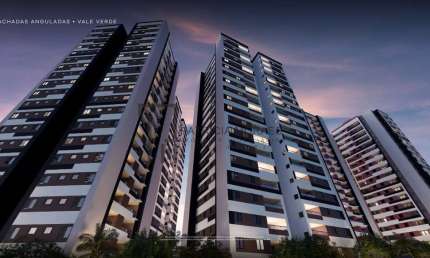 Vale Verde, seu novo lar: Apartamentos 44,92 m² OU  46,19m², Jd Guarujá