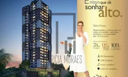 Apartamento 92 m² , 3 dormit. 1 suite, Villa Cairu Home e Resort no Mangal