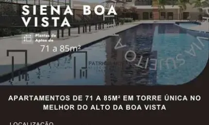 Siena boa vista: o novo lançamento com apartamentos de 71m² à 85m²