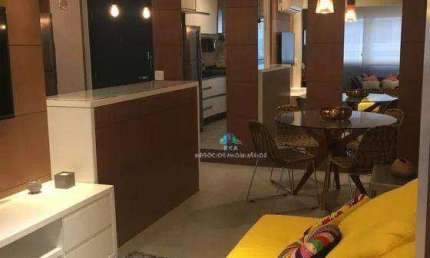 Apartamento com 1 dormitório, 48 m² - venda por R$ 829.000,00 ou aluguel por R$ 6.355,00/mês - Campo Belo - São Paulo/SP