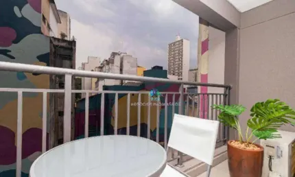 Apartamento com 1 dormitório à venda, 24 m² por R$ 375.000,00 - República - São Paulo/SP