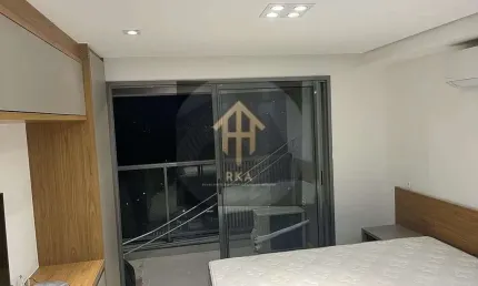 Apartamento com 1 dormitório para alugar, 25 m² por R$ 3.510,00/mês - Santo Amaro - São Paulo/SP
