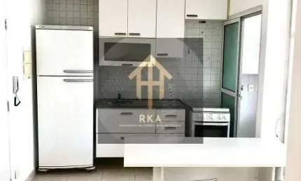 Apartamento com 1 dormitório para alugar, 37 m² por R$ 3.660,94/mês - Brooklin Paulista - São Paulo