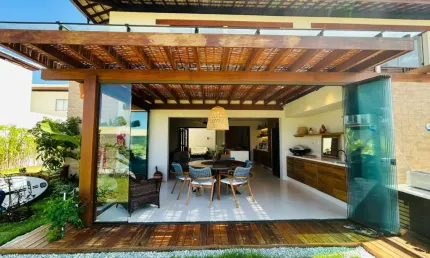 Casa em condomínio fechado com 2 quartos à venda na Rodovia BA-099, Imbassai, Mata de São João