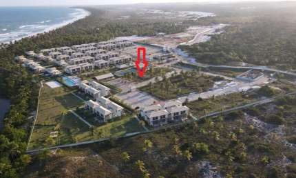 Terreno de 448 m2 em condomínio - acesso direto para praia