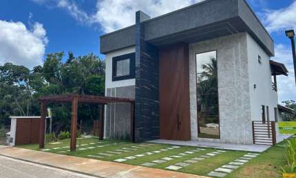 Casa nova com 4 suítes - Condomínio Natus - Reserva Imbassai
