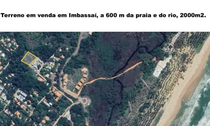 Vende-se terreno de 2.000m² em Imbassaí – Excelente oportunidade!