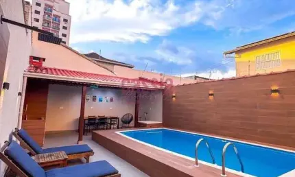 Sobrado com 3 quartos, Tupi, Praia Grande - R$ 1.25 mi, Cod: 4484