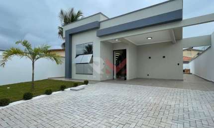 Casa nova sofisticada localizada no bairro Cibratel 2 - Itanhaém/SP.