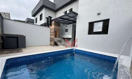 Casa lado praia com piscina na Praia dos Sonhos em Itanhaém/SP
