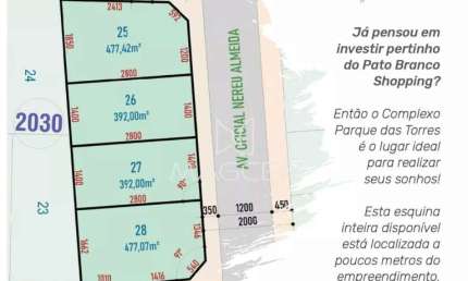 Terreno na frente do Shopping para construir edifício  - TE270