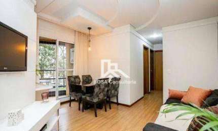Apartamento com 3 dormitórios à venda, 59 m² por R$ 449.000,00 - Novo Mundo - Curitiba/PR