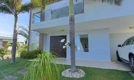 Casa Alto Padrão para Venda em Camaçari, Vila de Abrantes (Abrantes), 5 dormitórios, 5 suítes, 6 banheiros, 2 vagas
