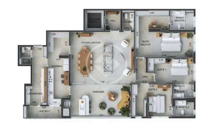 Ágio à venda no Edifício de Luxo AUGHE - Planta de 230 m² - Andar Médio - codigo: 107211
