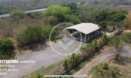 Vende-se Galpão em Terreno Comercial - Área Total: 7.400 m² e 502 m² de Galpão - Bairro Cachoeira das Garças - Cuiabá (MT) - Valor: R$ 3.200.000,00 codigo: 107236