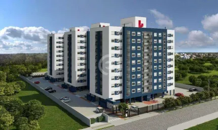 Apartamento à venda em Novo Hamburgo, Operário, com 2 quartos, com 54 m², Residencial Ibiza