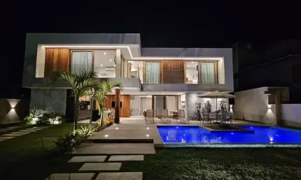 Guarajuba - Casa Alto Padrão em Guarajuba (Monte Gordo), Camaçari/BA
