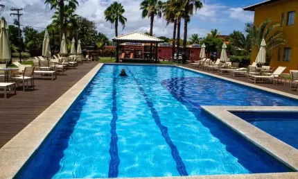 Seu paraíso particular em itacimirim: apartamento em condomínio-clube a 300m da praia!