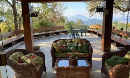 Casa 5 quartos à venda, 600 m² por r$ 2.700.000 - quebra frascos - teresópolis/rj