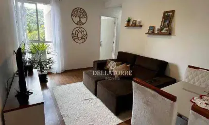 Apartamento mobiliado com 2 dormitórios à venda, 45 m² por r$ 300.000 - cascata do imbuí - teresópolis/rj