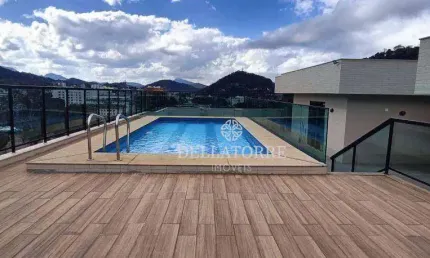 Apartamento com 2 dormitórios para alugar, 93 m² por r$ 3.589,16/mês - alto - teresópolis/rj