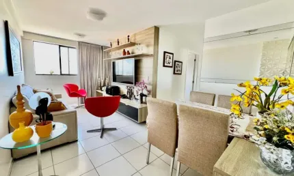 Apartamento com 3 dormitórios sendo 1 suíte localizado no Bairro de Mangabeiras - 66m²