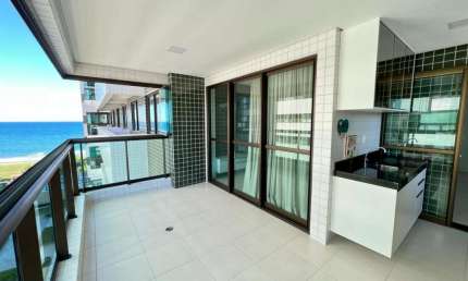 Apartamento à Beira Mar de Guaxuma com 3 dormitórios sendo 1 suíte - 114m²