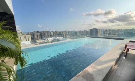 Quarto e Sala à 1 quadra da Praia de Jatiúca - 44,50m²