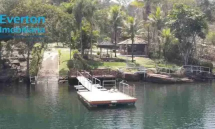 Rancho  no Miranda, moradia e lazer. OPORTUNIDADE rancho mobiliado com 3.083m2 apenas 45km de Uberlâdia.
