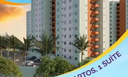 Apartamento novo, 56,90 m², 2 quartos, sacada, sala em 2 ambientes, cozinha, área de serviço, infra-estrutura para ar-condicionado, 2 elevadores
