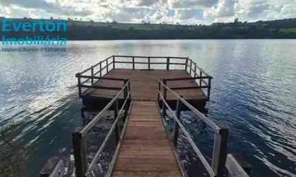 Rancho 2.058m2 - Condomínio Fechado Miranda 4, sobrado com 04 suítes, quiosque, churrasqueiea e piscina, apens 35 km de Uberlândia.