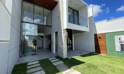 Exclusiva casa duplex com 3 suítes à venda, 135 m² por R$ 730.000 - Messejana - Fortaleza/CE