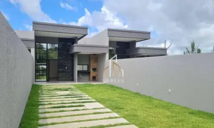 ATEÇÃO ULTIMA UNIDADE DESSA CASA EXCLUSIVA ! Casa com 4 suítes  à venda, 137 m² por R$ 580.000 - Eusébio - Eusébio/CE