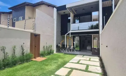 Última unidade! Casa duplex no Eusébio com 4 quartos por apenas 699 Mil !