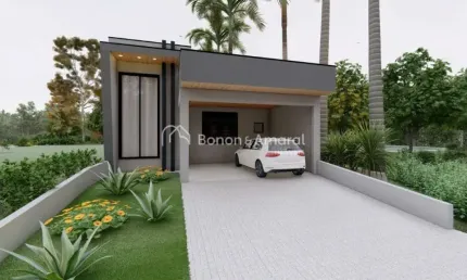 Casa térrea nova à venda no Condomínio Terras da Estância, Vila Monte Alegre, Paulínia.