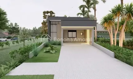 Casa térrea nova à venda no Condomínio Terras da Estância - Vila Monte Alegre, Paulínia.